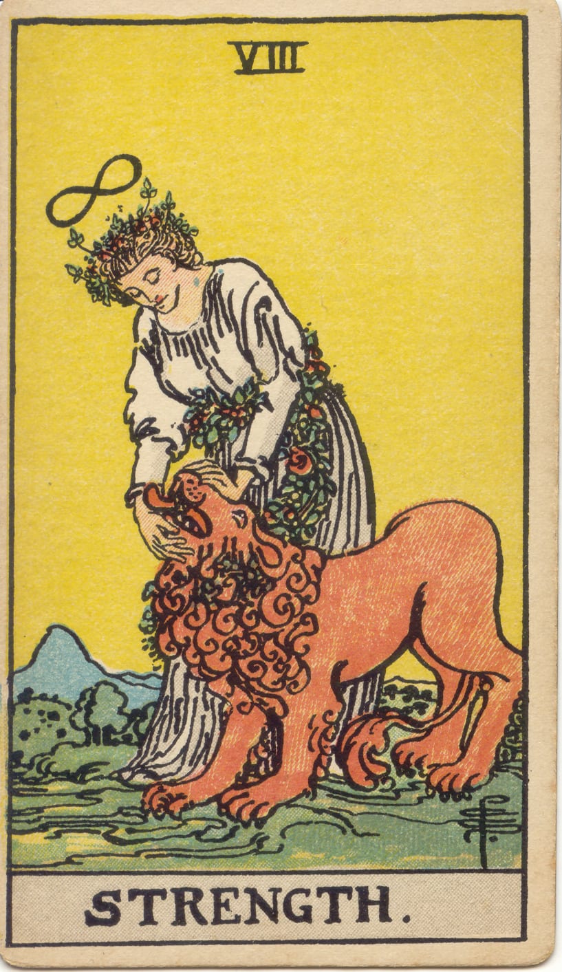 ライダー・ウェイト版タロット 力