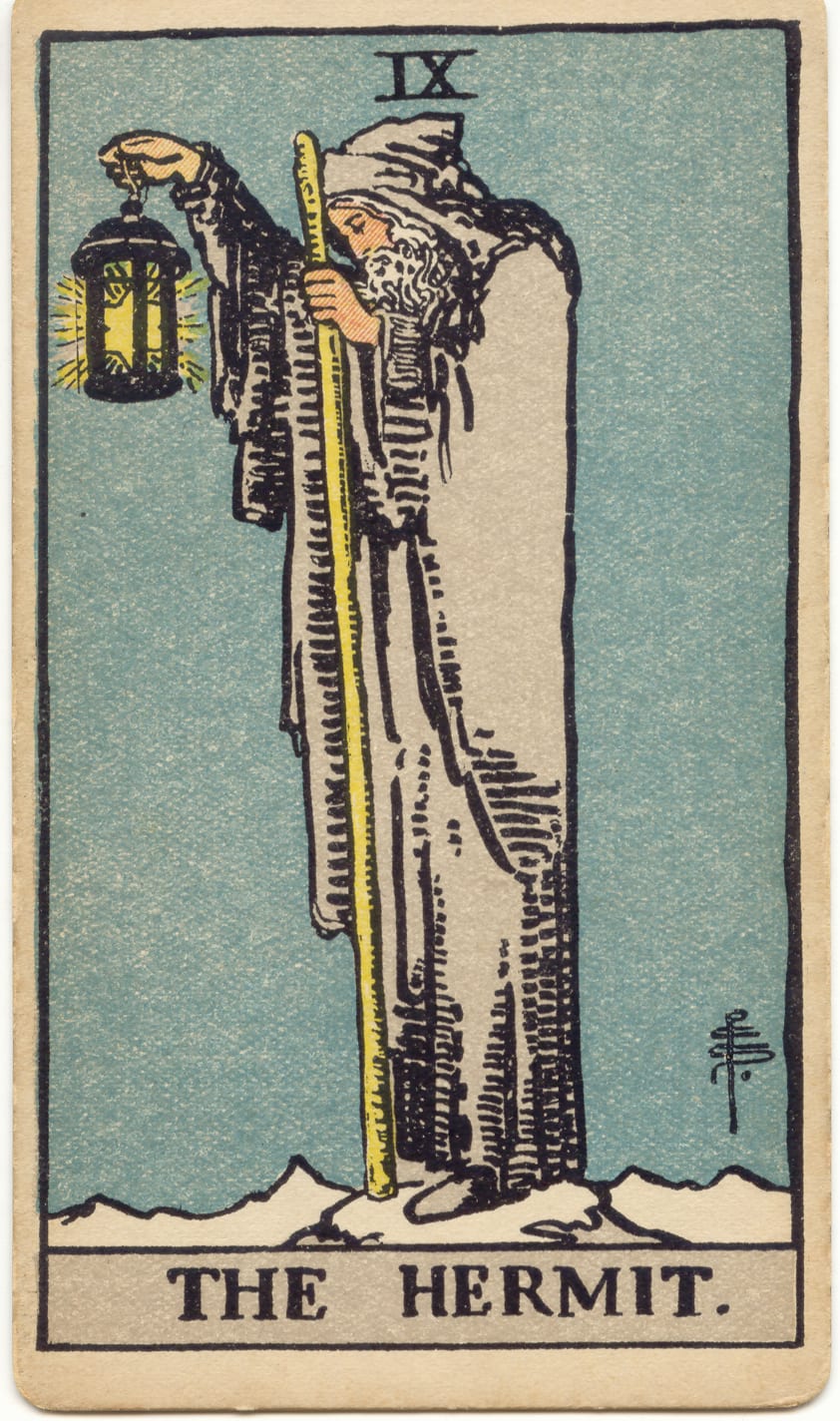 ライダー・ウェイト版タロット 隠者