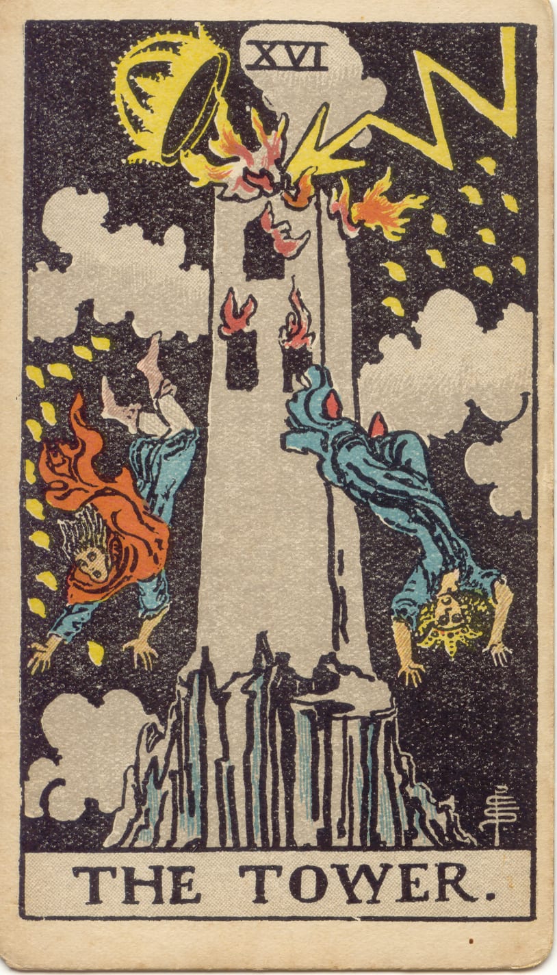 ライダー・ウェイト版タロット 塔