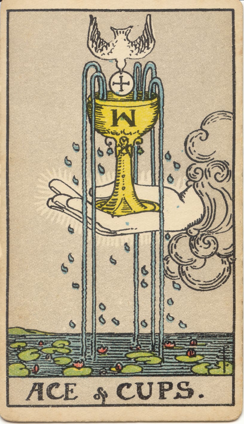ライダー・ウェイト版タロット カップのエース